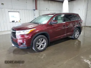 2014 Toyota Highlander XLE z VIN 5TDJKRFH5ES023469, wystawiony jako Copart lot #55945305 z przebiegiem 44 798 mil mil oraz Szkoda całkowita • Salvage title. Historia ofert i sprzedaży dostępna na DreamBid. Obrazek 1.