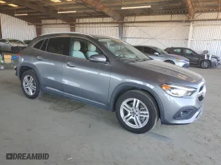 2023 Mercedes-Benz GLA with VIN W1N4N4HB0PJ522642, listed as a Copart auction lot 50427205 with 14,128 mi miles and Salvage Title. Bid and sale history available at carsss.com. Image 4.