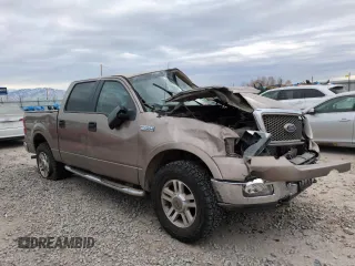 2005 Ford F-150 XLT with VIN 1FTPW14505KB44720, listed as a Copart auction lot 42206155 with 0 mi miles and Salvage Title. Bid and sale history available at carsss.com. Image 4.