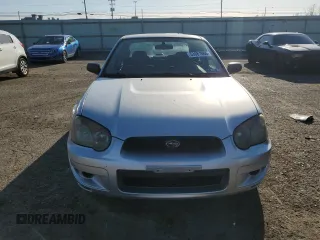 2005 Subaru Impreza Sedan (Natl) RS with VIN JF1GD67595H508585, listed as a Copart auction lot 53681065 with 125,931 mi miles and Salvage Title. Bid and sale history available at carsss.com. Image 5.
