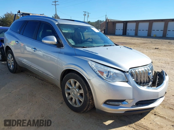 2014 Buick Enclave Leather with VIN 5GAKVBKD1EJ160428, listed as a IAAI auction lot 41353895 with 186,668 mi miles and . Bid and sale history available at DreamBid. Image 1.