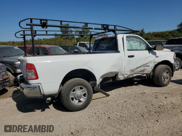 2022 Ram 2500 Tradesman with VIN 3C6MR5AJ4NG290250, listed as a Copart auction lot 70716604 with 73,422 mi miles and Salvage Title. Bid and sale history available at carsss.com. Image 3.