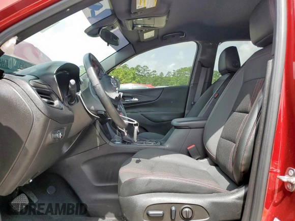 2023 Chevrolet Equinox RS with VIN 3GNAXMEG9PS150163, listed as a Copart auction lot 62826605 with 31,903 mi miles and Salvage title. Bid and sale history available at DreamBid. Image 7.