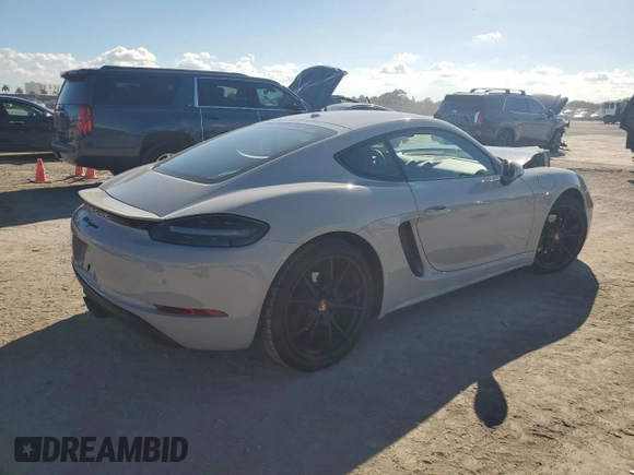2024 Porsche 718 Cayman z VIN WP0AA2A82RK255106, wystawiony jako Copart lot #46917485 z przebiegiem 13 662 mil mil oraz Szkoda całkowita • Salvage title. Historia ofert i sprzedaży dostępna na DreamBid. Obrazek 3.