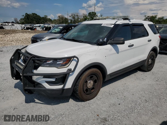 2017 Ford Police Interceptor Utility с VIN 1FM5K8AR5HGD58916, выставлен на аукционе Copart как лот 62308335 с пробегом 73 964 миль миль и Списание • Salvage title. История ставок и продаж доступна на DreamBid. Изображение 1.