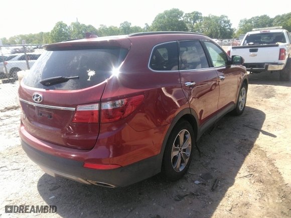 2016 Hyundai Santa Fe SE with VIN KM8SM4HF9GU162284, listed as a IAAI auction lot 42061934 with 155,544 mi miles. Bid and sale history available at carsss.com. Image 4.