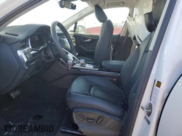 2023 Audi Q7 Premium Plus with VIN WA1LXBF75PD000615, listed as a Copart auction lot 89315475 with 0 mi miles and Salvage Title. Bid and sale history available at carsss.com. Image 7.
