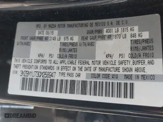 2016 Mazda Mazda3 i Sport with VIN 3MZBM1U73GM258947, listed as a IAAI auction lot 41376719 with 116,673 mi miles. Bid and sale history available at carsss.com. Image 9.