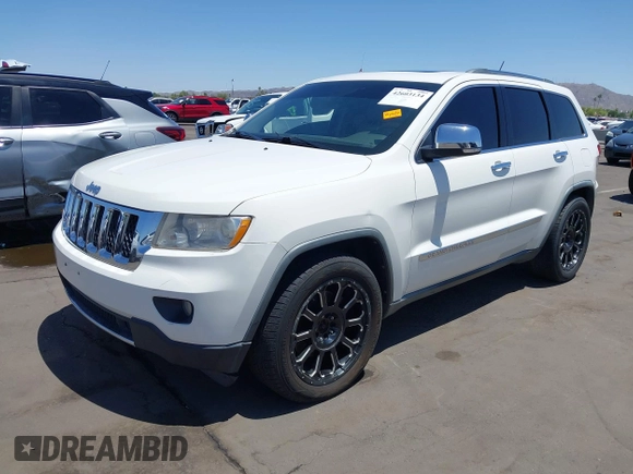 2011 Jeep Grand Cherokee Overland with VIN 1J4RR6GT2BC647589, listed as a IAAI auction lot 42603134 with 153,570 mi miles and . Bid and sale history available at DreamBid. Image 17.