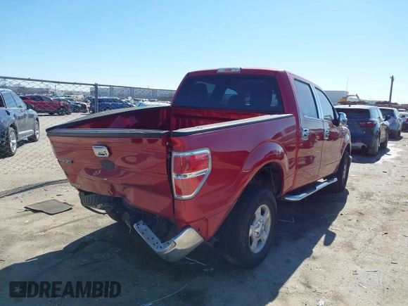 2010 Ford F-150 XL with VIN 1FTEW1C84AFB78455, listed as a IAAI auction lot 41489596 with 190,651 mi miles. Bid and sale history available at carsss.com. Image 4.