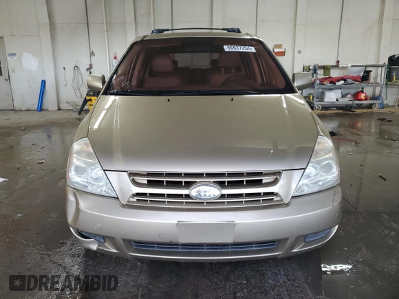 2008 Kia Sedona EX with VIN KNDMB233086202293, listed as a Copart auction lot 86637254 with 185,918 mi miles and Salvage Title. Bid and sale history available at carsss.com. Image 5.