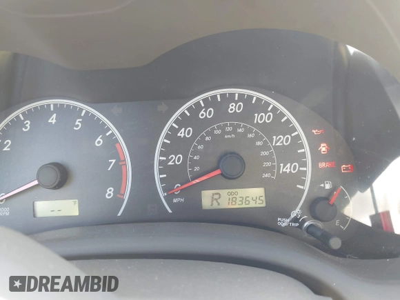 2010 Toyota Corolla with VIN 1NXBU4EE7AZ258059, listed as a IAAI auction lot 41603509 with 183,645 mi miles and . Bid and sale history available at DreamBid. Image 7.