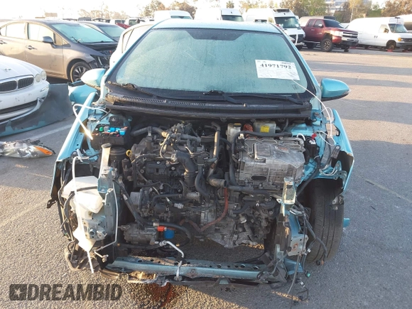 2014 Toyota Prius One with VIN JTDKDTB38E1081501, listed as a IAAI auction lot 41971792 with 96,429 mi miles and . Bid and sale history available at DreamBid. Image 12.