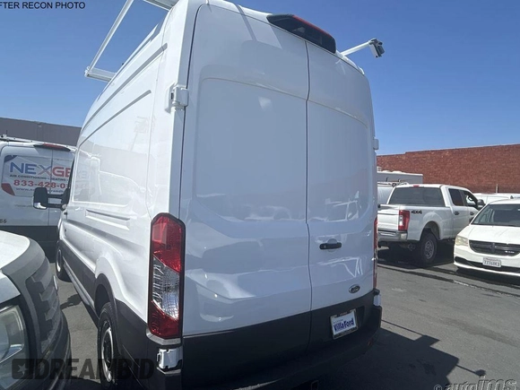 2023 Ford Transit Cargo with VIN 1FTBR1X80PKC09351, listed as a IAAI auction lot 42658958 with 115 mi miles and . Bid and sale history available at DreamBid. Image 1.