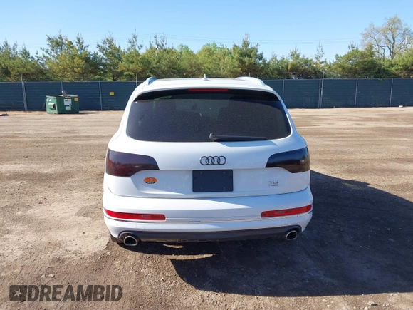 2014 Audi Q7 Premium Plus with VIN WA1LMAFE8ED012398, listed as a IAAI auction lot 42276962 with 131,012 mi miles and . Bid and sale history available at DreamBid. Image 17.
