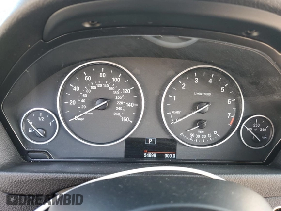 2018 BMW 3 Series 320i with VIN WBA8A9C50JAH13133, listed as a Copart auction lot 85004704 with 54,898 mi miles and Salvage Title. Bid and sale history available at carsss.com. Image 9.