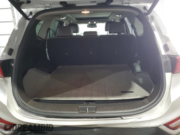 2019 Hyundai Santa Fe Ultimate with VIN 5NMS5CAD5KH002245, listed as a Copart auction lot 45110185 with 33,991 mi miles and Salvage Title. Bid and sale history available at carsss.com. Image 6.
