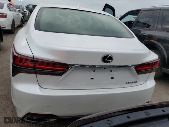 2023 Lexus LS 500 z VIN JTHD51FF5P5018025, wystawiony jako Copart lot #74091954 z przebiegiem Nie podano mil oraz Szkoda całkowita • Salvage title. Historia ofert i sprzedaży dostępna na DreamBid. Obrazek 6.
