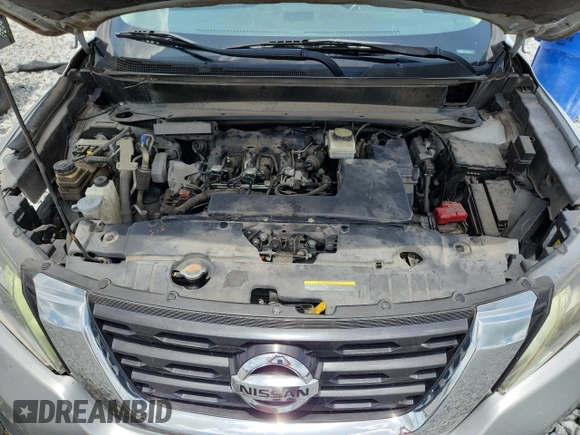 2017 Nissan Pathfinder SV with VIN 5N1DR2MN2HC672804, listed as a Copart auction lot 60276635 with 293,212 mi miles and Clean title. Bid and sale history available at DreamBid. Image 12.