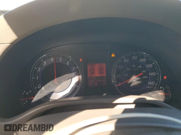 2008 Infiniti G35 with VIN JNKBV61E68M200701, listed as a Copart auction lot 83180054 with 193,642 mi miles and Salvage Title. Bid and sale history available at DreamBid. Image 9.