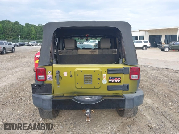 2007 Jeep Wrangler Unlimited X with VIN 1J4GA39177L164566, listed as a IAAI auction lot 42588655 with 50,915 mi miles and . Bid and sale history available at DreamBid. Image 16.