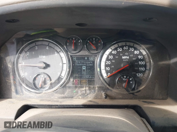 2010 Dodge 2500 ST with VIN 3D7TT2CT8AG143111, listed as a IAAI auction lot 41042581 with 287,654 mi miles. Bid and sale history available at carsss.com. Image 7.