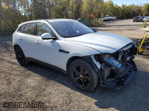 2019 Jaguar F-Pace 25t Prestige with VIN SADCK2FX1KA392222, listed as a Copart auction lot 76044604 with 105,235 mi miles and Salvage Title. Bid and sale history available at DreamBid. Image 4.