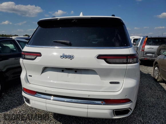 2021 Jeep Grand Cherokee Overland with VIN 1C4RJJDGXM8183349, listed as a Copart auction lot 74598944 with Not provided miles and Salvage title. Bid and sale history available at DreamBid. Image 6.