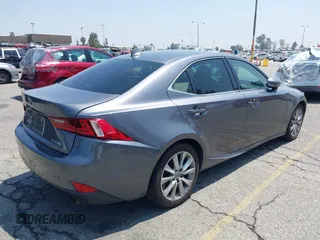 2014 Lexus IS 250 with VIN JTHBF1D27E5009067, listed as a IAAI auction lot 42597405 with 141,102 mi miles and . Bid and sale history available at DreamBid. Image 4.