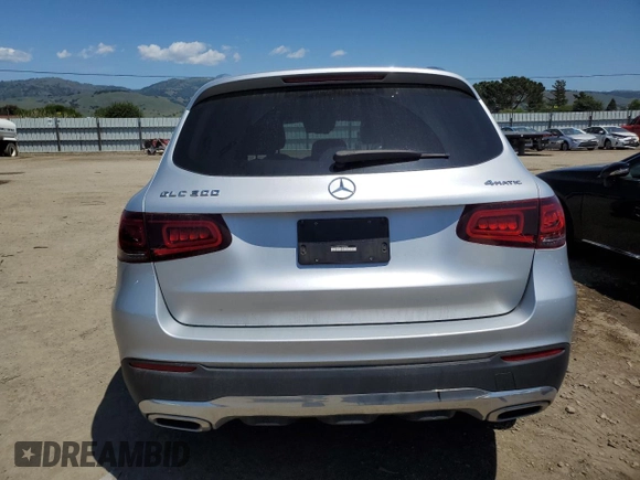 2020 Mercedes-Benz GLC 300 z VIN WDC0G8EB9LF676592, wystawiony jako Copart lot #54897605 z przebiegiem 20 925 mil mil oraz Szkoda całkowita • Salvage title. Historia ofert i sprzedaży dostępna na DreamBid. Obrazek 6.