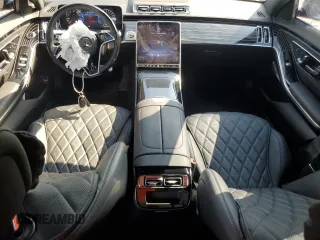 2023 Mercedes-Benz S-Class S 580e with VIN W1K6G6KBXPA201292, listed as a Copart auction lot 71756954 with 6,653 mi miles and Salvage Title. Bid and sale history available at carsss.com. Image 8.