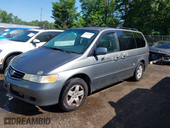 2002 Honda Odyssey EX z VIN 5FNRL18632B009809, wystawiony jako IAAI lot #42269763 z przebiegiem 264 203 mil mil oraz . Historia ofert i sprzedaży dostępna na DreamBid. Obrazek 17.