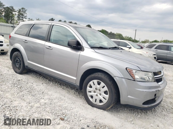 2015 Dodge Journey SE z VIN 3C4PDCAB5FT675083, wystawiony jako Copart lot #52680595 z przebiegiem 116 878 mil mil oraz Czysty tytuł • Clean title. Historia ofert i sprzedaży dostępna na DreamBid. Obrazek 4.
