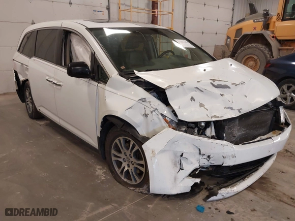 2013 Honda Odyssey EX-L with VIN 5FNRL5H66DB078231, listed as a IAAI auction lot 41883274 with 1 mi miles. Bid and sale history available at carsss.com. Image 12.