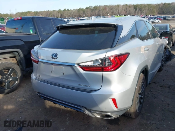 2017 Lexus RX 350 with VIN 2T2BZMCA8HC129952, listed as a IAAI auction lot 41743570 with 52,818 mi miles and . Bid and sale history available at DreamBid. Image 4.