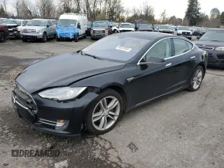 2014 Tesla Model S 60 with VIN 5YJSA1H18EFP45810, listed as a Copart auction lot 86313244 with Not Provided miles and Salvage Title. Bid and sale history available at DreamBid. Image 1.