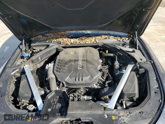 2021 Genesis G70 3.3T with VIN KMTG34LE7MU066534, listed as a Copart auction lot 77532704 with 58,951 mi miles and Salvage Title. Bid and sale history available at carsss.com. Image 13.