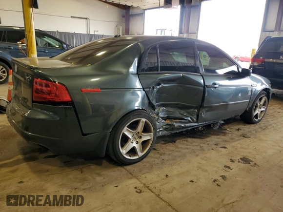 2004 Acura TL with VIN 19UUA66234A036244, listed as a Copart auction lot 46888675 with 0 mi miles and Salvage Title. Bid and sale history available at carsss.com. Image 3.