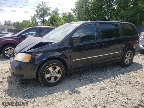2010 Dodge Grand Caravan SXT with VIN 2D4RN5D12AR444791, listed as a Copart auction lot 77529904 with 149,676 mi miles and Salvage Title. Bid and sale history available at carsss.com. Image 1.