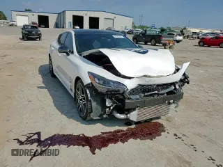 2022 Kia Stinger GT2 with VIN KNAE55LC7N6101872, listed as a Copart auction lot 68323304 with 45,305 mi miles and Salvage Title. Bid and sale history available at DreamBid. Image 10.