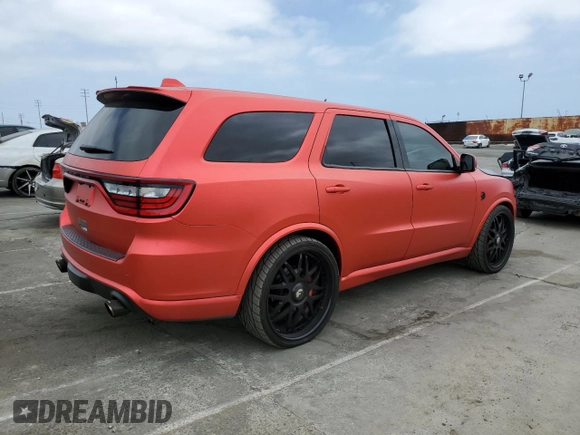 2021 Dodge Durango SRT Hellcat with VIN 1C4SDJH94MC682262, listed as a Copart auction lot 56160654 with 44,826 mi miles and Clean Title. Bid and sale history available at DreamBid. Image 3.