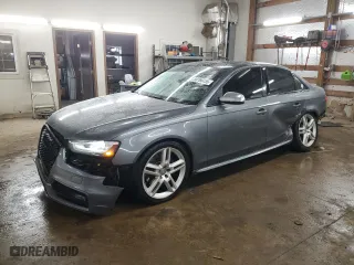 2014 Audi S4 Premium Plus with VIN WAUBGAFL8EA114919, listed as a Copart auction lot 50768455 with 113,354 mi miles and Salvage Title. Bid and sale history available at carsss.com. Image 1.