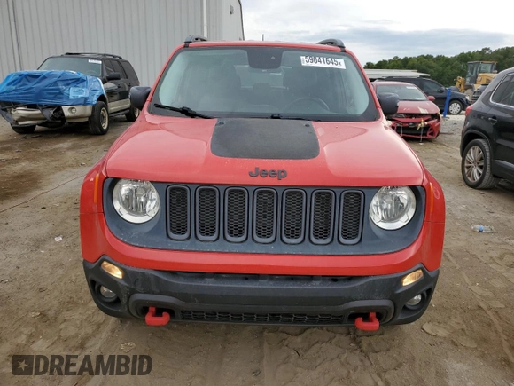 2015 Jeep Renegade Trailhawk z VIN ZACCJBCT4FPC44359, wystawiony jako Copart lot #59041645 z przebiegiem 141 318 mil mil oraz Nie do naprawy • Non repairable. Historia ofert i sprzedaży dostępna na DreamBid. Obrazek 5.
