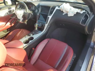 2018 Infiniti Q60 Sport with VIN JN1EV7EL5JM391193, listed as a Copart auction lot 56533725 with 77,368 mi miles and Salvage title. Bid and sale history available at DreamBid. Image 8.