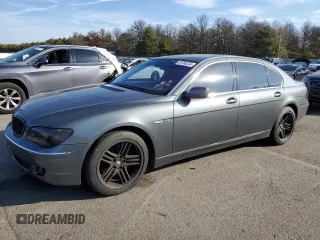 2006 BMW 7 Series 760Li with VIN WBAHN035X6DD98637, listed as a Copart auction lot 73780234 with 113,127 mi miles and Salvage title. Bid and sale history available at DreamBid. Image 1.