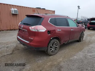 2015 Nissan Rogue SL with VIN 5N1AT2MV8FC791619, listed as a Copart auction lot 87383054 with Not Provided miles and Salvage Title. Bid and sale history available at carsss.com. Image 3.