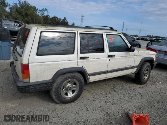 1998 Jeep Cherokee Sport with VIN 1J4FT68S8WL101900, listed as a Copart auction lot 86476444 with 0 mi miles and Salvage Title. Bid and sale history available at carsss.com. Image 3.
