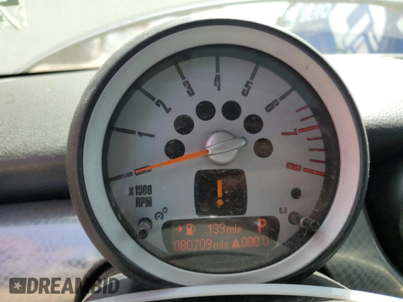2007 MINI Hardtop S with VIN WMWMF73567TV31953, listed as a Copart auction lot 56395375 with 80,709 mi miles and Clean Title. Bid and sale history available at DreamBid. Image 9.