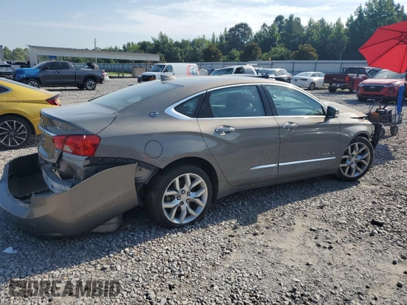 2018 Chevrolet Impala Premier z VIN 2G1125S33J9145956, wystawiony jako Copart lot #63218755 z przebiegiem Nie podano mil oraz Szkoda całkowita • Salvage title. Historia ofert i sprzedaży dostępna na DreamBid. Obrazek 3.