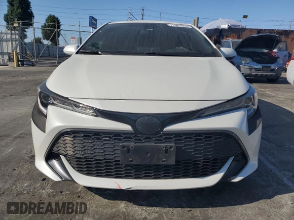 2021 Toyota Corolla Hatchback SE with VIN JTND4MBE0M3130088, listed as a Copart auction lot 71381584 with 37,279 mi miles and Salvage Title. Bid and sale history available at carsss.com. Image 5.
